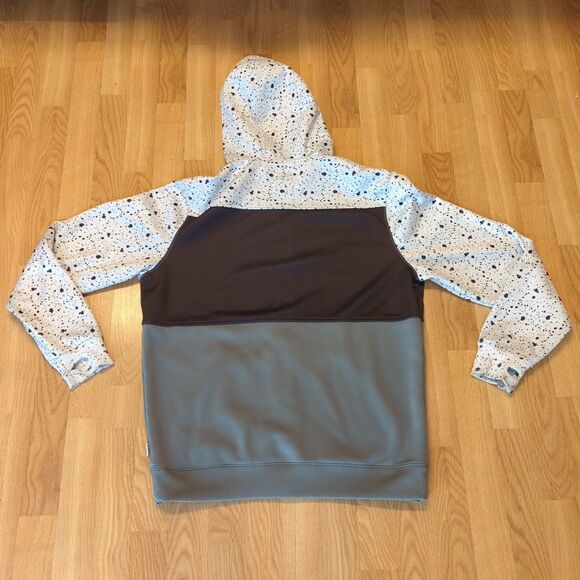 Neff Hoodie Sweatshirt Mens Medium Splatter Snow Skate Headwear Full Zip - Picture 4 of 8